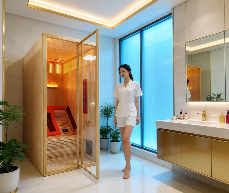 谷沃德境系列单人半躺汗蒸房