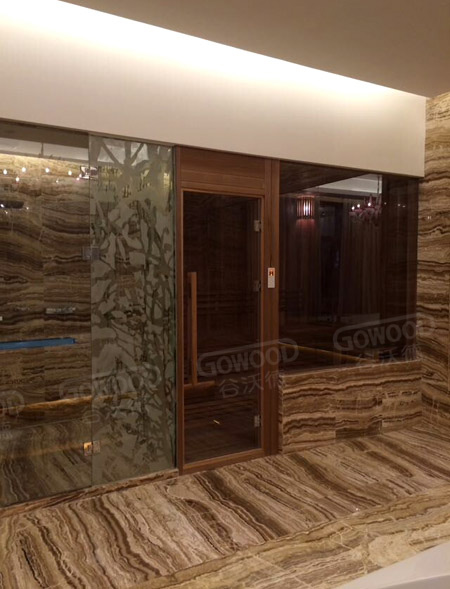 北京什刹海会馆桑拿房工程