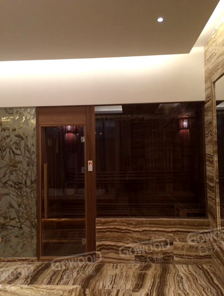 北京什刹海会馆桑拿房工程