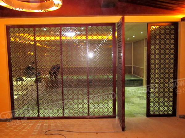 东载河山海同湾酒店汗蒸房工程