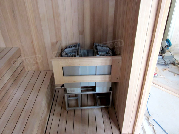 远洋LA VIE别墅区桑拿房工程