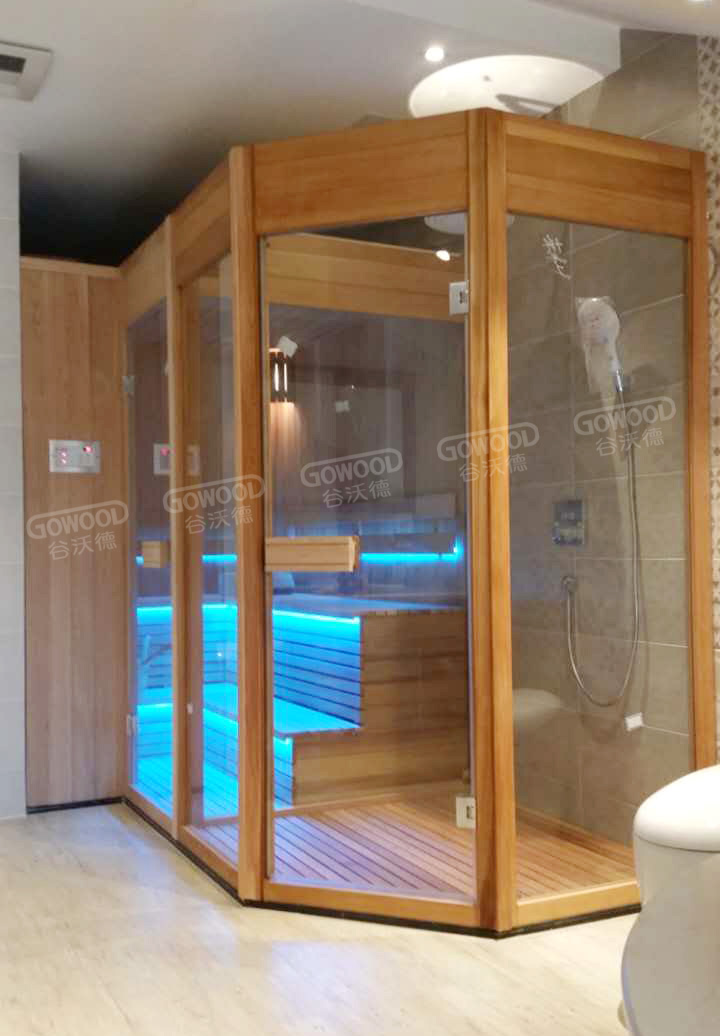任丘石化新村复合型桑拿房淋浴房04